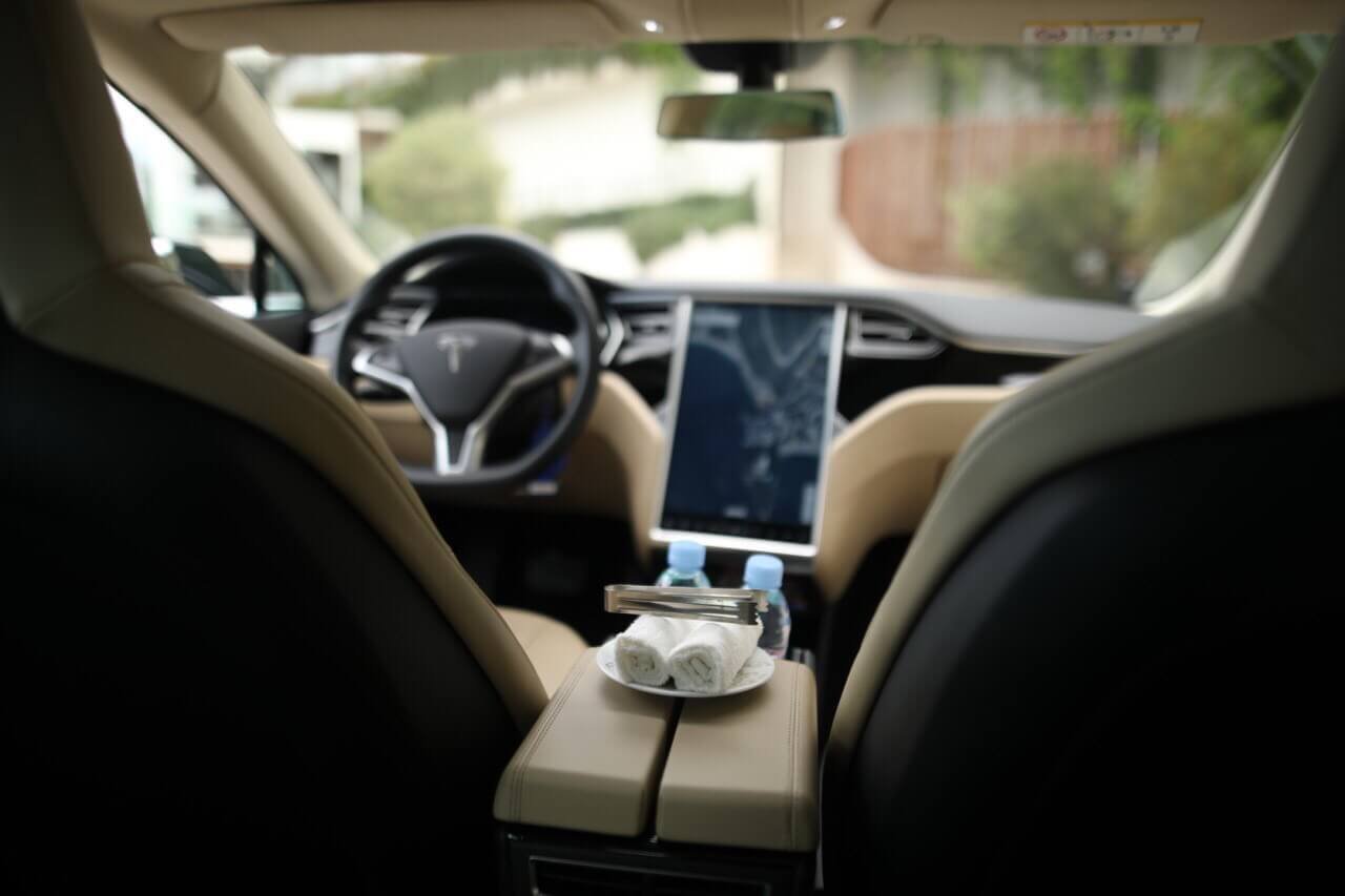 Tesla interior